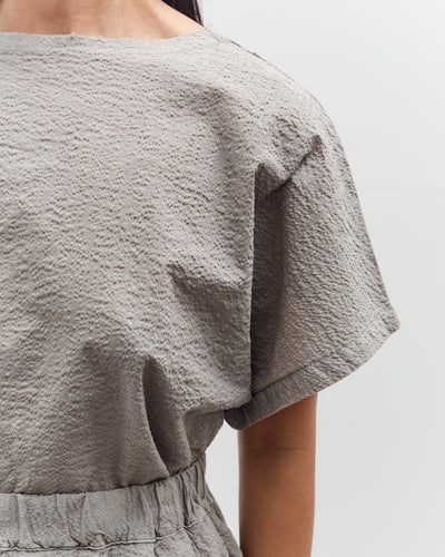Black Crane Boxed Top, P. Grey