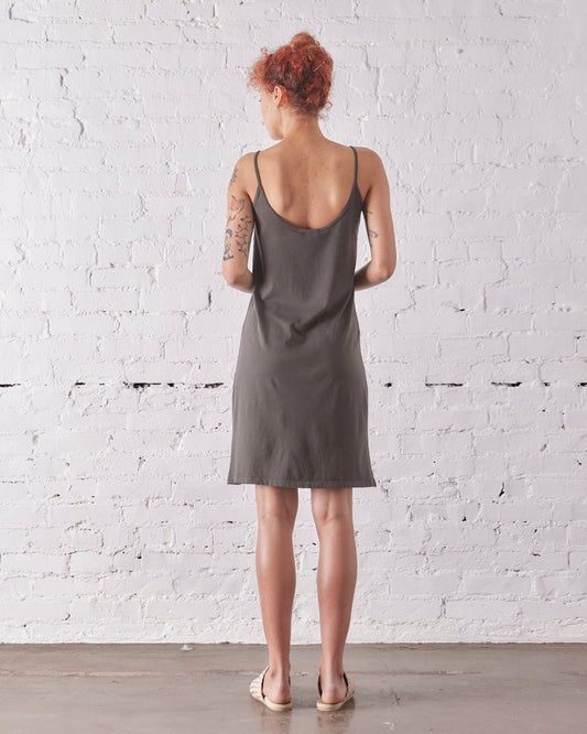 Black Crane Cami Dress, Shadow