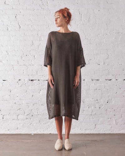 Black Crane Cami Dress, Shadow