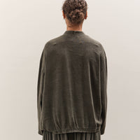 Black Crane Drapey Shirts, Slate