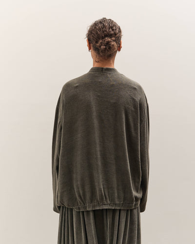 Black Crane Drapey Shirts, Slate