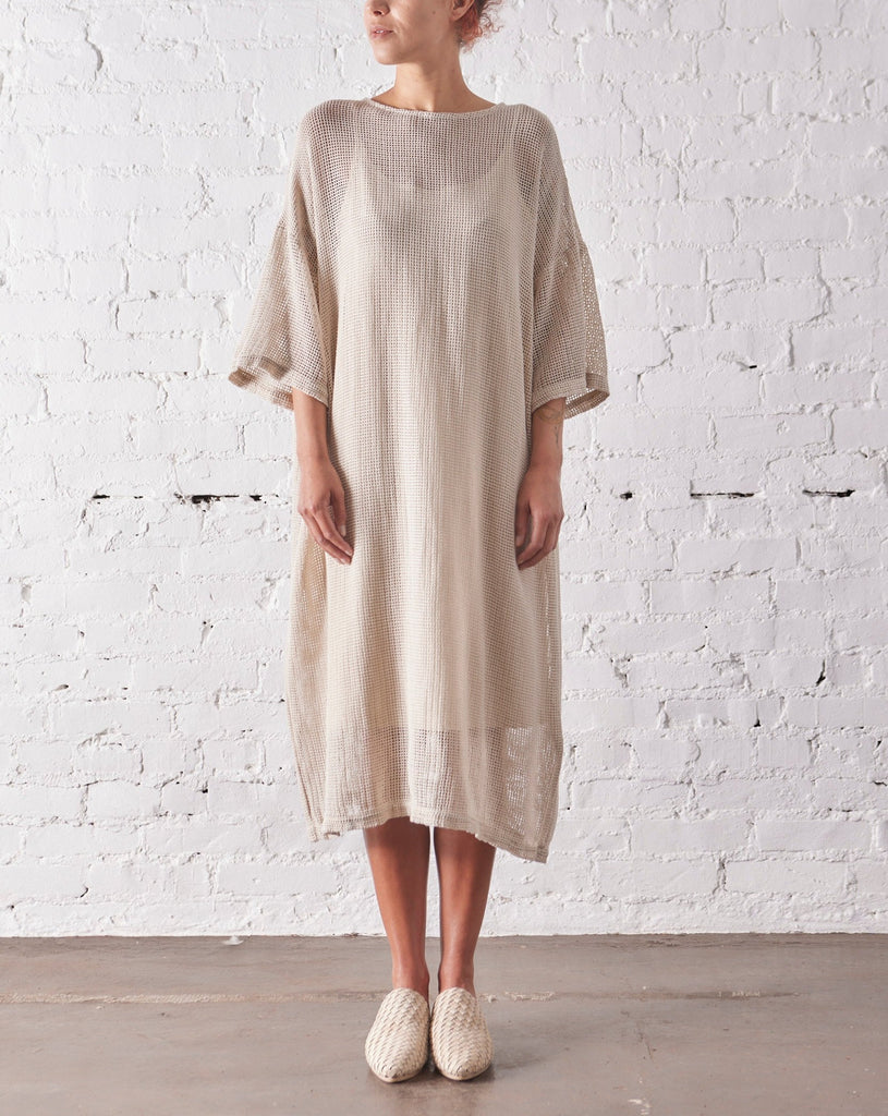 Black crane clearance linen dress