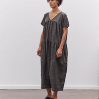 Black Crane Puff Jumpsuit, Steel