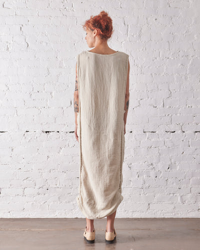 Black Crane Side Corded Dress, Cloud
