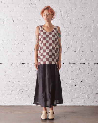 Black Crane Tank Top, Print