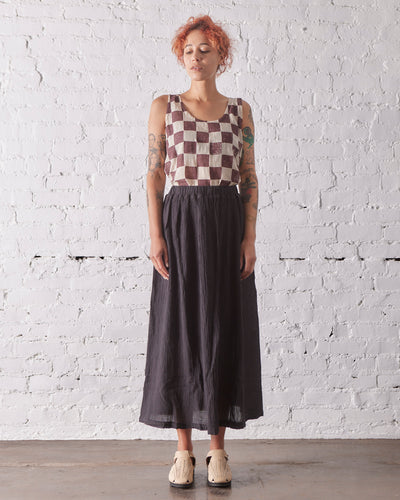 Black Crane Tank Top, Print