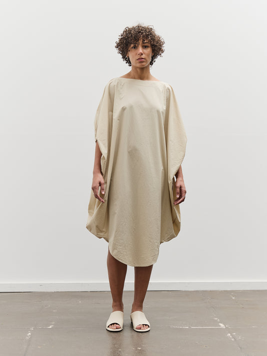 Black Crane Tear Drop Dress, Oyster
