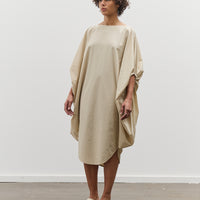 Black Crane Tear Drop Dress, Oyster