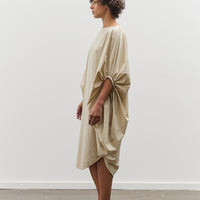 Black Crane Tear Drop Dress, Oyster