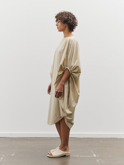 Black Crane Tear Drop Dress, Oyster