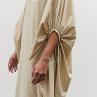 Black Crane Tear Drop Dress, Oyster