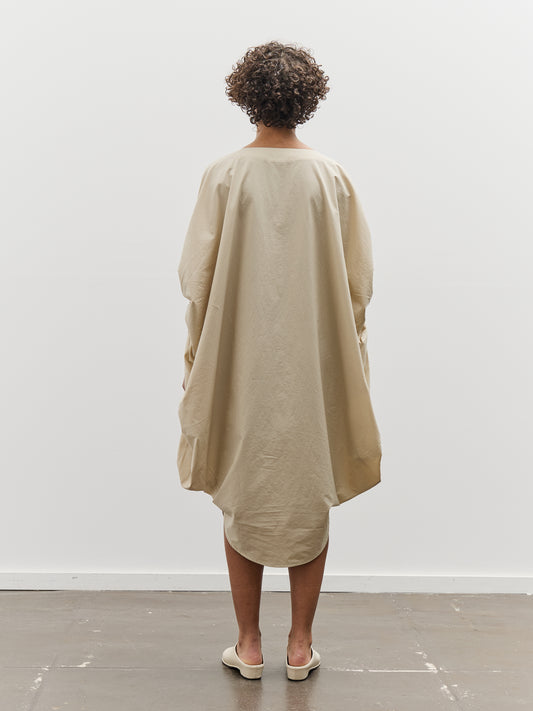 Black Crane Tear Drop Dress, Oyster
