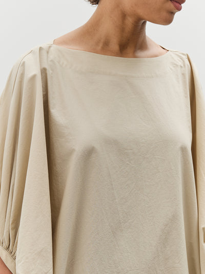 Black Crane Tear Drop Dress, Oyster