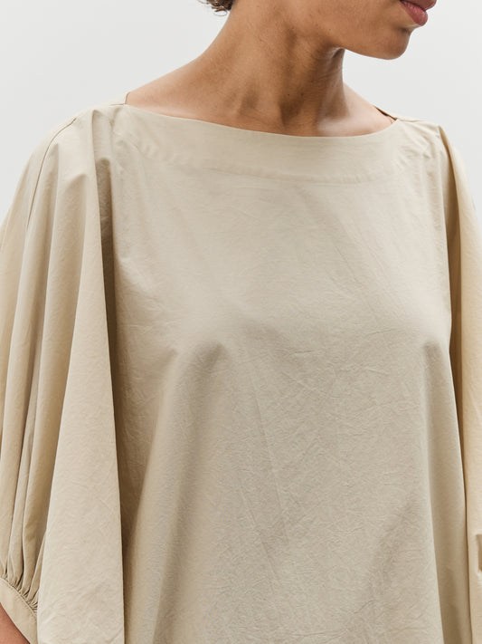 Black Crane Tear Drop Dress, Oyster