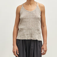 Black Crane Textured Cami, Ash