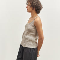 Black Crane Textured Cami, Ash