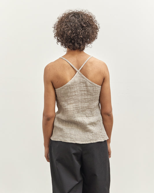 Black Crane Textured Cami, Ash