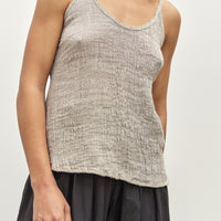 Black Crane Textured Cami, Ash