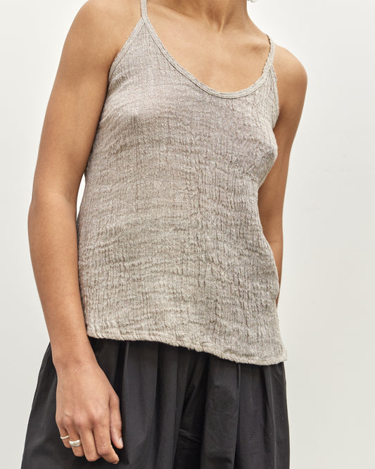 Black Crane Textured Cami, Ash