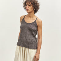 Black Crane Textured Cami, Grey Navy