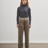 Black Crane Turtleneck, Dark Grey
