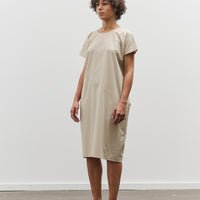 Black Crane Water Fall Dress, Oyster