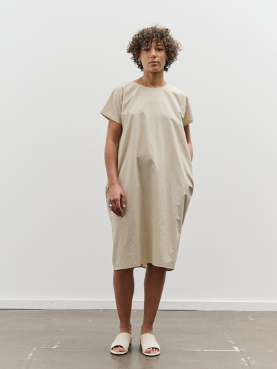 Black Crane Water Fall Dress, Oyster
