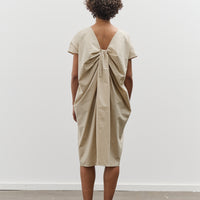 Black Crane Water Fall Dress, Oyster