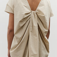 Black Crane Water Fall Dress, Oyster