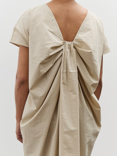 Black Crane Water Fall Dress, Oyster