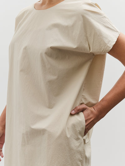 Black Crane Water Fall Dress, Oyster