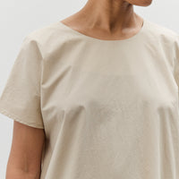 Black Crane Water Fall Dress, Oyster
