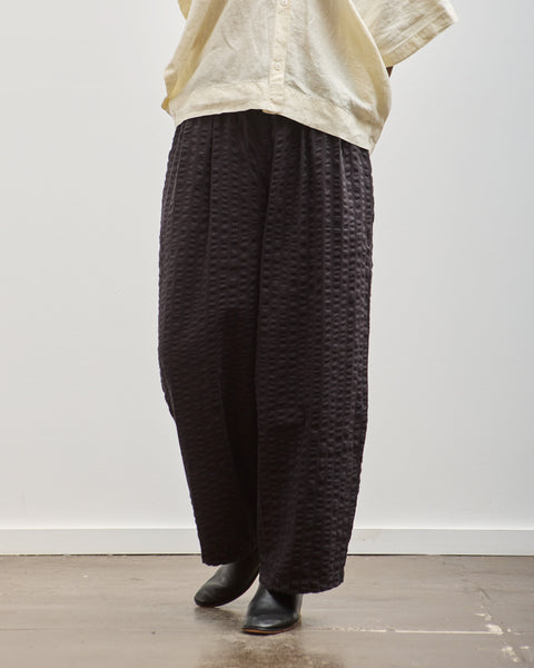 BACKLASH LINEN LONGCARDIGAN sizeM 黒 LINEN CANVAS “GARMENT-DYED” KNOT WAIST WIDE PANTS - BACKLASH