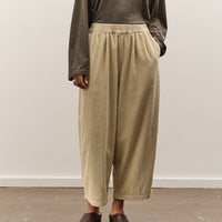 Black Crane Wide Pants, Ivory