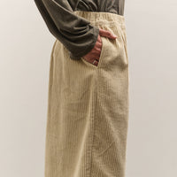 Black Crane Wide Pants, Ivory
