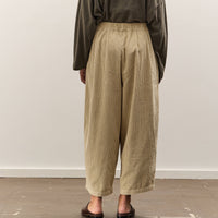 Black Crane Wide Pants, Ivory