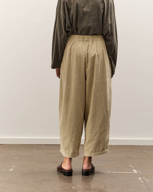 Black Crane Wide Pants, Ivory
