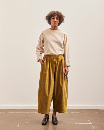 Black Crane Wide Pants, Olive