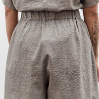 Black Crane Wide Pants, P. Grey
