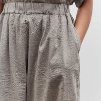 Black Crane Wide Pants, P. Grey