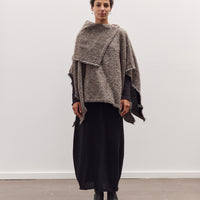 Alpaca Poncho, Beige