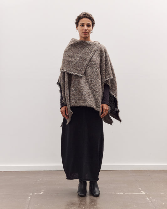 Alpaca Poncho, Beige