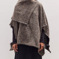 Alpaca Poncho, Beige