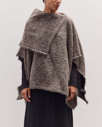 Alpaca Poncho, Beige
