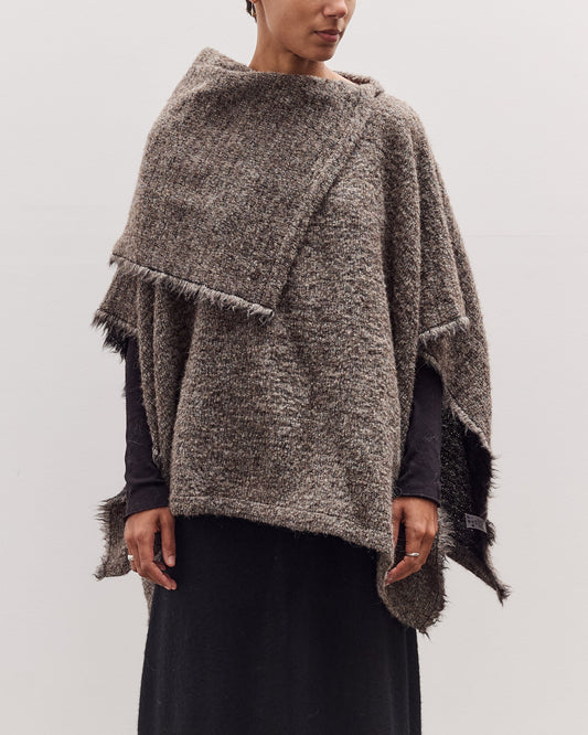 Alpaca Poncho, Beige