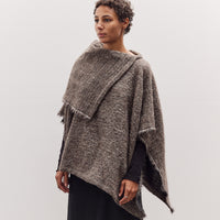 Alpaca Poncho, Beige