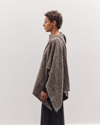 Alpaca Poncho, Beige