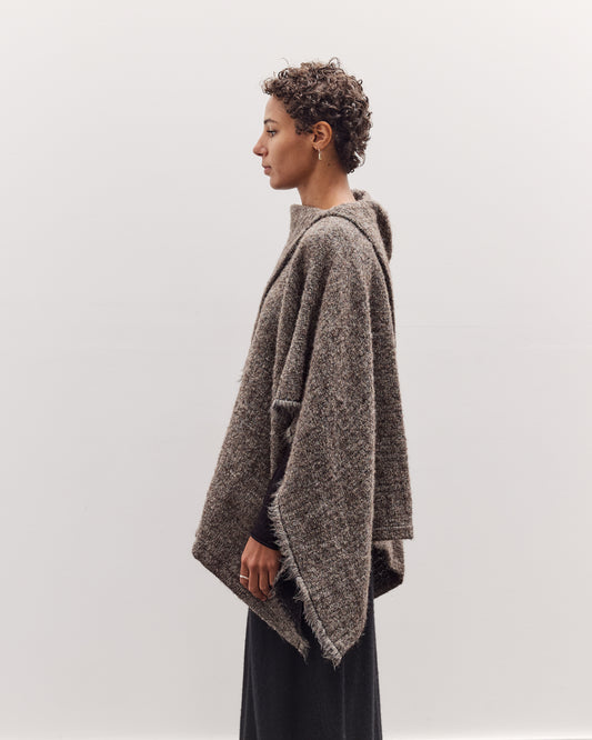 Alpaca Poncho, Beige