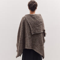 Alpaca Poncho, Beige