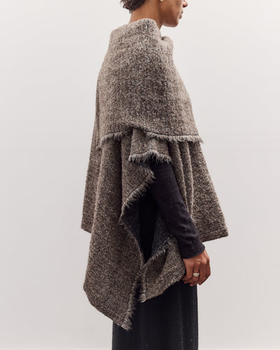 Alpaca Poncho, Beige